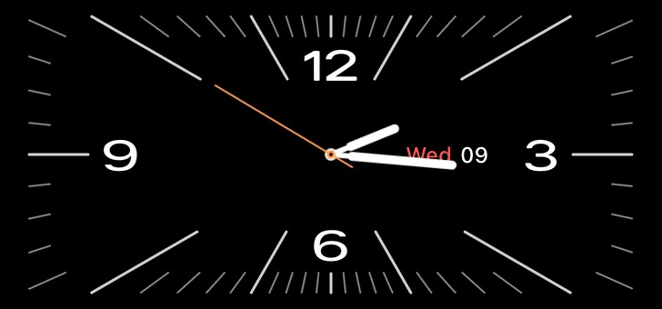 Widget iOS17時計