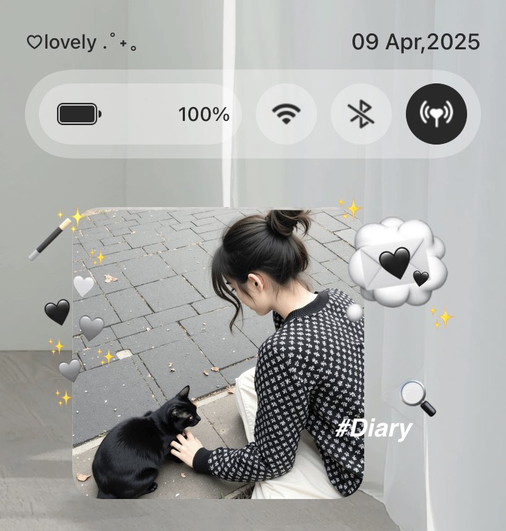 Widget ins照片面板