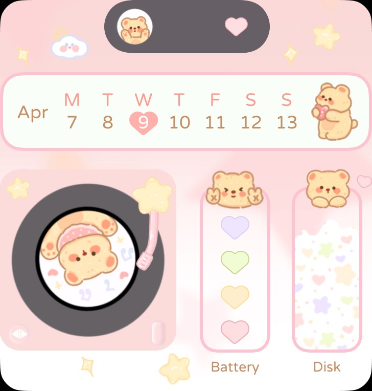 Widget Butter Bear