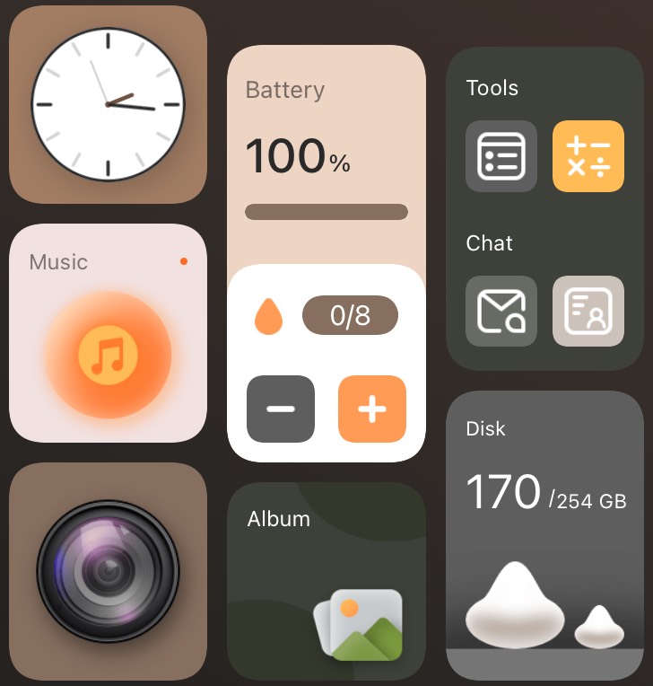 Widget うれしい猫