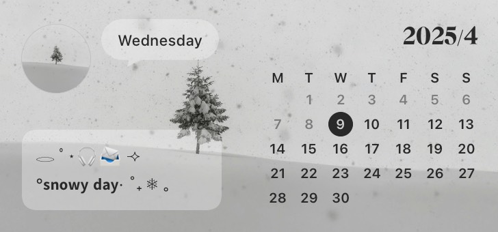 Widget Note Calendar