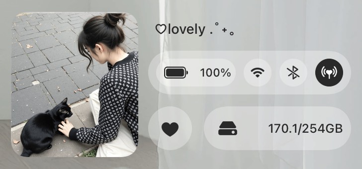 Widget ins照片面板