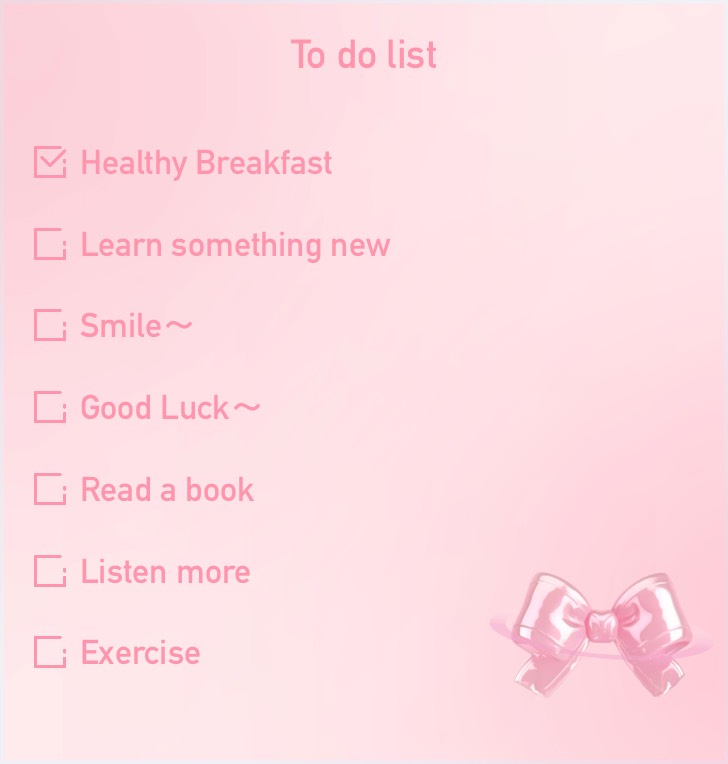Widget To do list