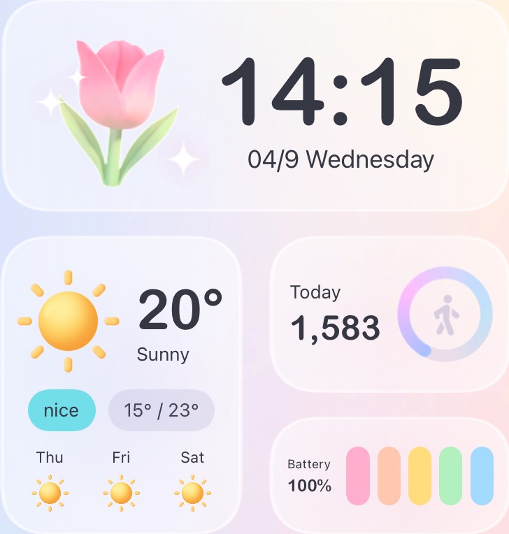 Widget Light Rainbow