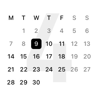 Widget Calendar