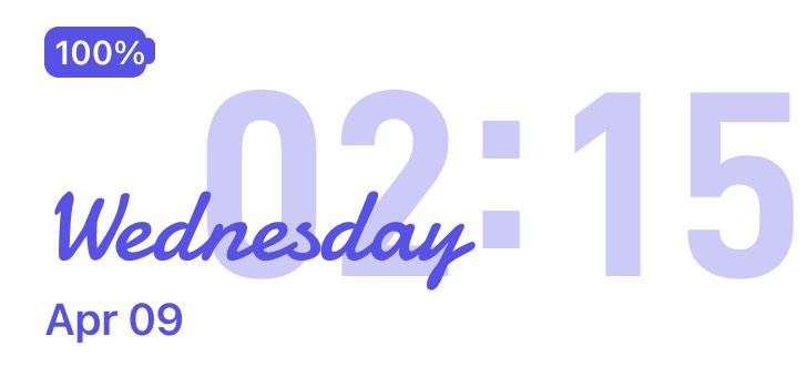 Widget Graphic Clock