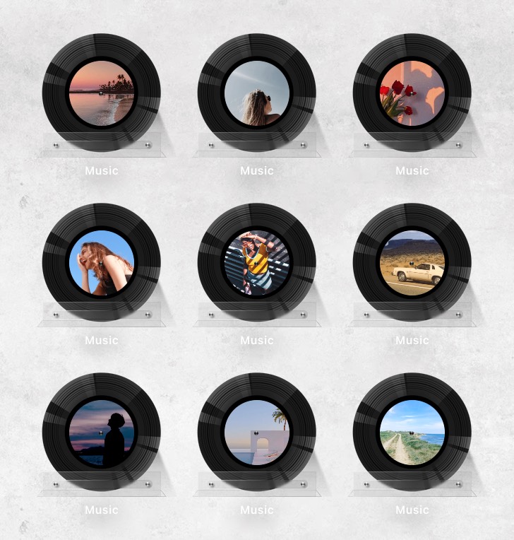 Widget Music CD Wall
